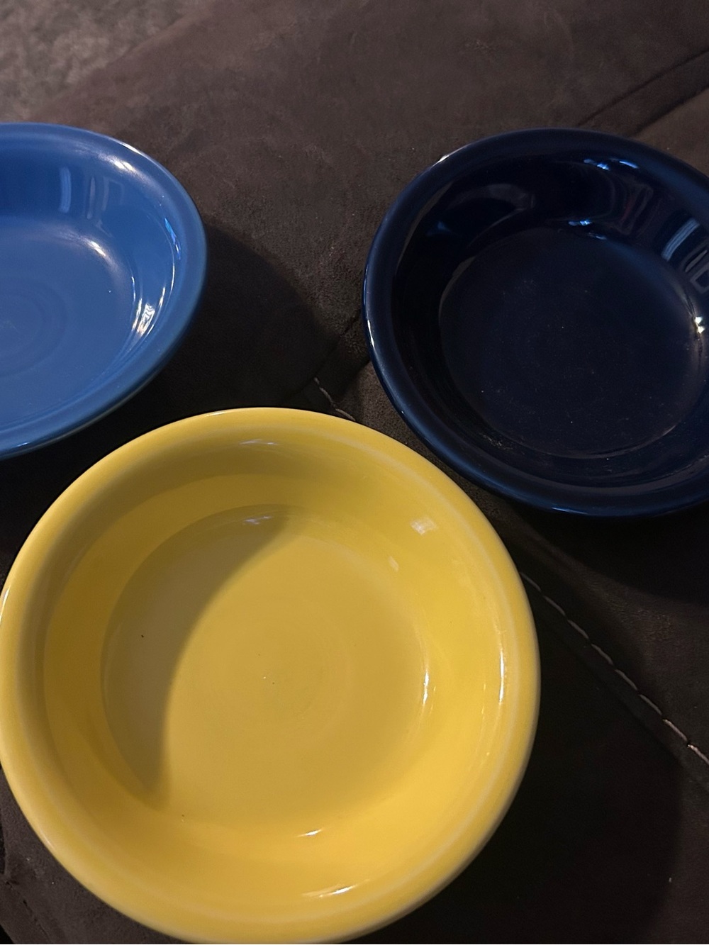 3- Fiestaware Fruit/Cereal Bowls 6 oz